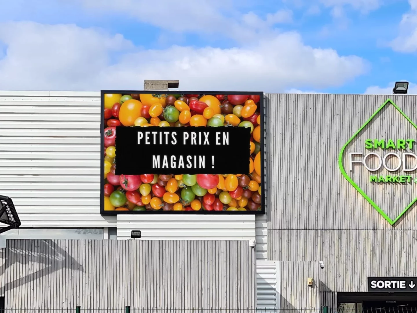 Écran LED Extérieur 29 Écran géant sur facade