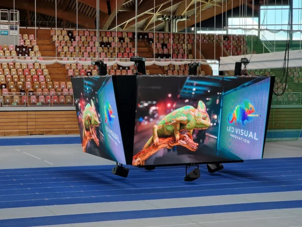 Mur d'images salle de sport