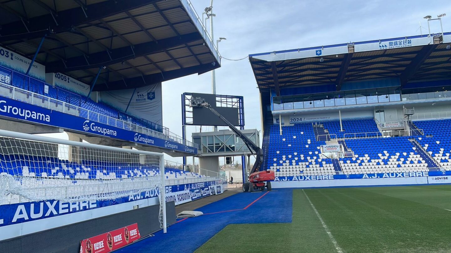 Écran géant led stade 31 Écran pour stade à Auxerre