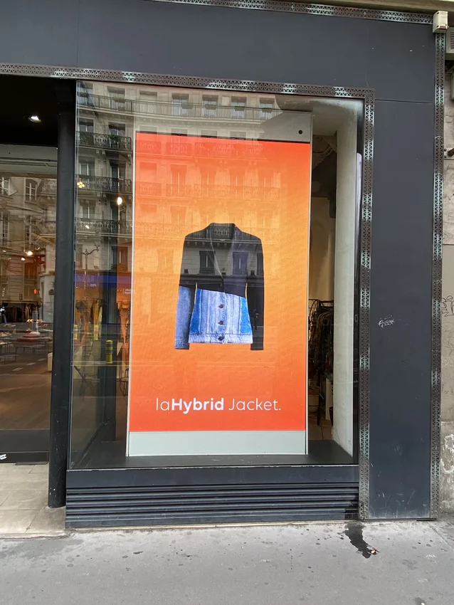Écran pour vitrine