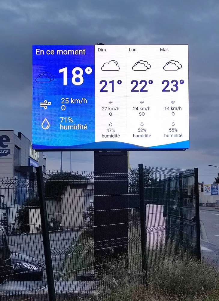 Écran géant exterieur