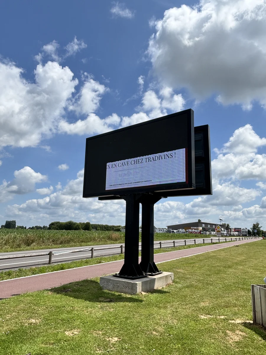 Écran d’information défectueux
