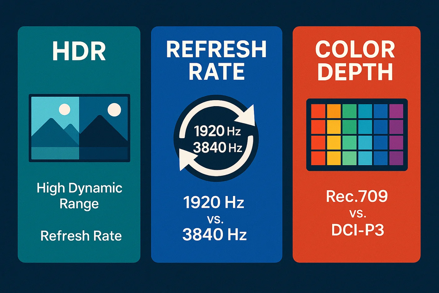 HDR, taux de rafraîchissement et profondeur colorimétrique : comment juger la qualité réelle d’un écran géant LED ?