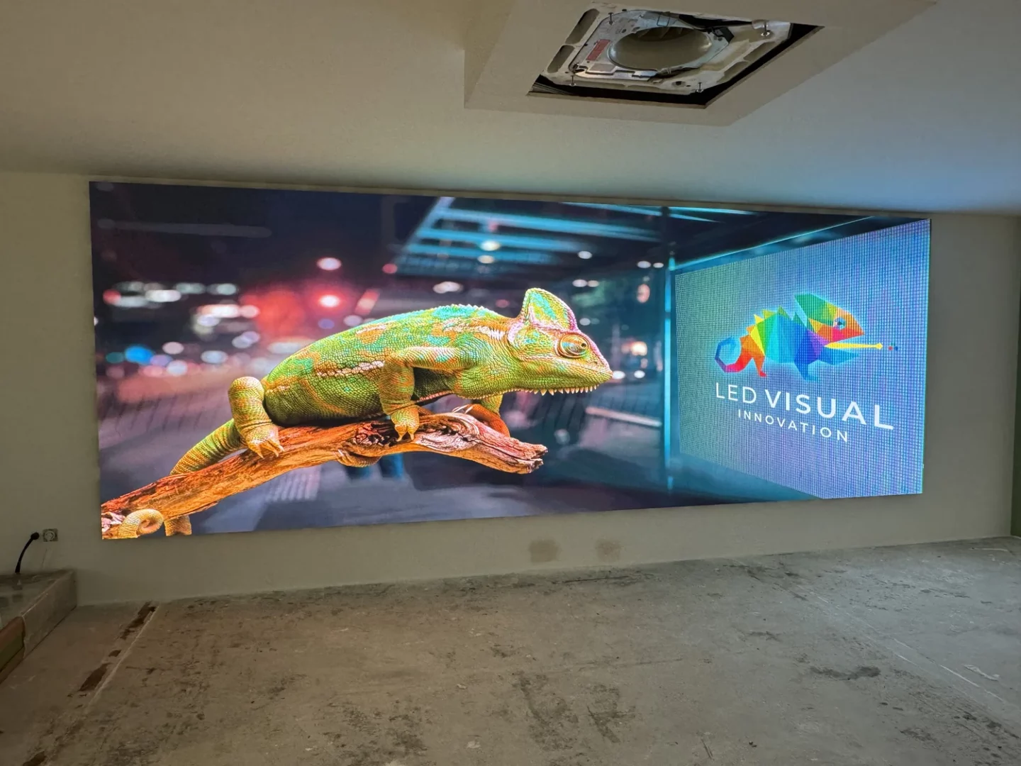 Installation d’un mur d’images LED pour le cabinet d’architectes Gossart – Hôtel de luxe à Garonor