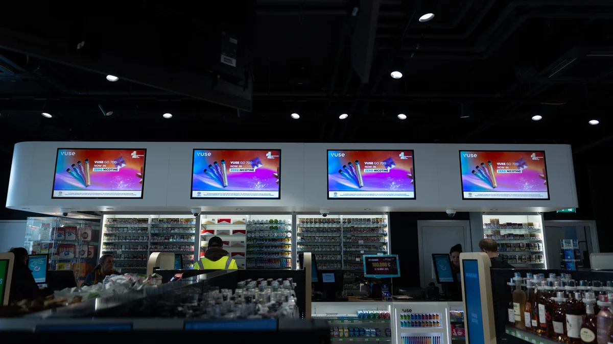 Installation d’écrans d’affichage dynamique dans la station Total Energies de Howald 1 Installation d’écrans d’affichage dynamique dans la station Total Energies de Howald