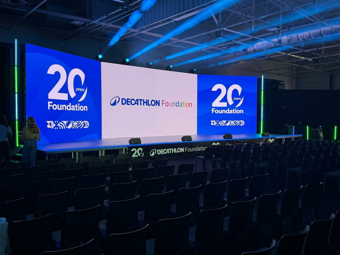Quelle taille d'écran géant LED choisir selon votre événement ? 1 Location écran géant Paris pour Decathlon Foundation